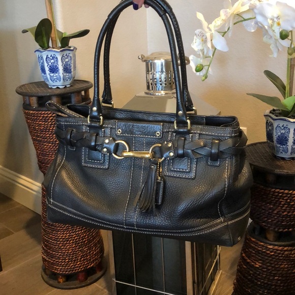 Coach leather satchel - Picture 7 of 8